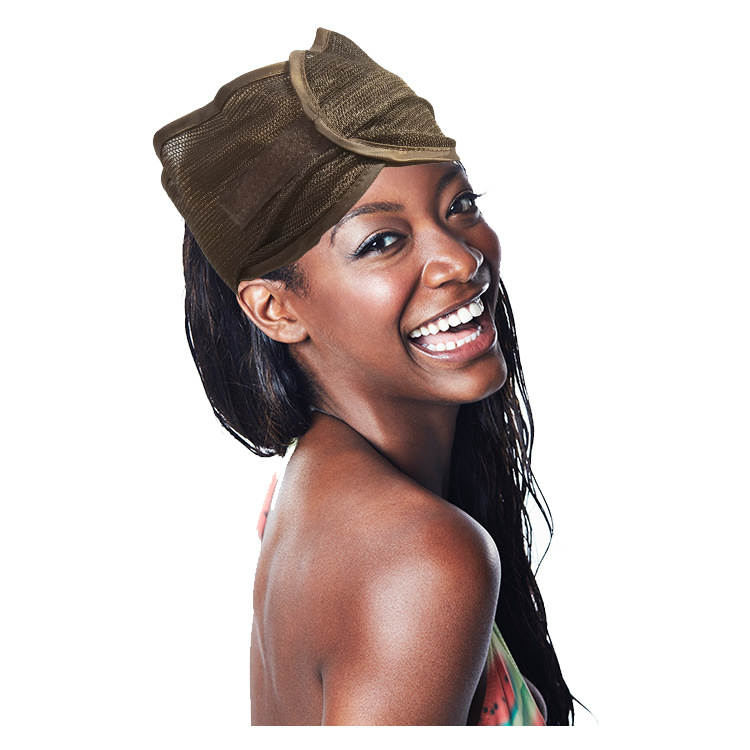 Diseño de malla de Venta caliente africano fresco y cómodo monocromo hombres y mujeres diadema deportiva Banda de Velcro popular europea y americana