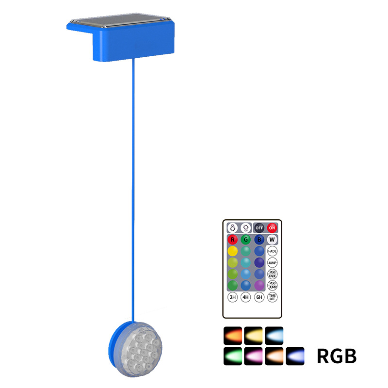 태양 수영장 램프