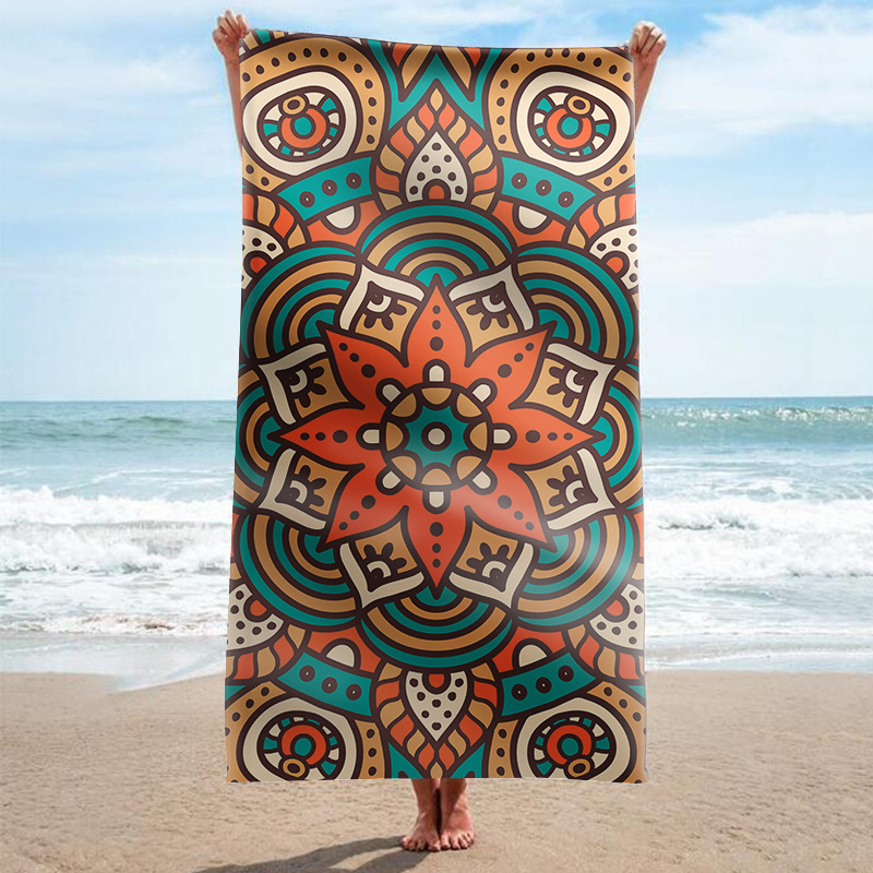 Suministro especial de doble cara terciopelo Internet celebridad serie rectangular fábrica al por mayor material garantía Toalla de playa Toalla de baño