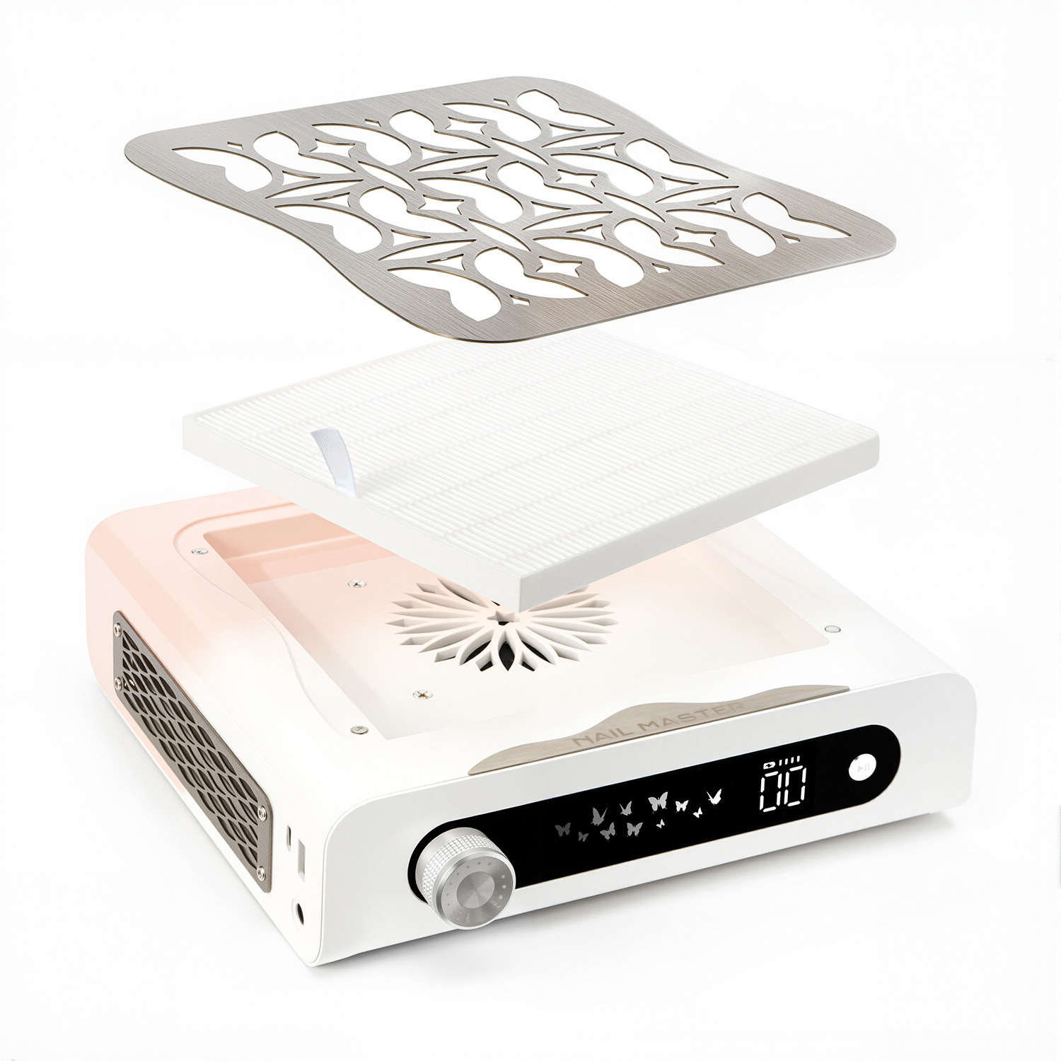 Nueva amoladora de uñas de almacenamiento de energía transfronteriza, herramienta de limpieza de armadura silenciosa sin escobillas profesional de alta velocidad, serie de mariposas explosivas