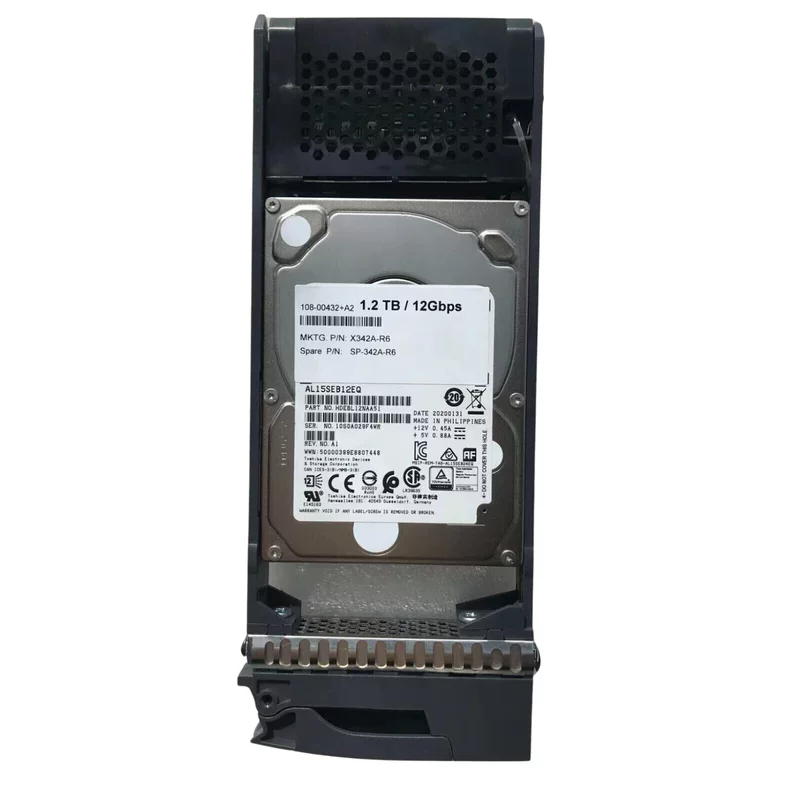 X425A-R6 NetApp 1.2 ТБ 12Gb/s 2.5" SAS SSD, новый жесткий диск