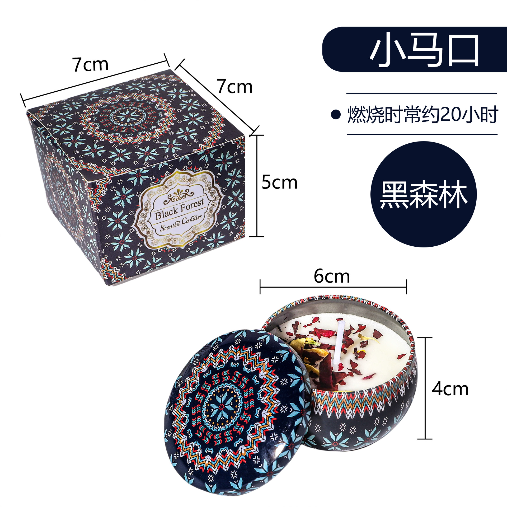 Vegetación transfronteriza cera de soja flores secas cera de cera de flores de boda regalos de cumpleaños flores aromáticas velas de aroma