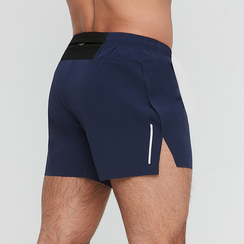 Pantalones cortos para correr fuera de la carretera para hombres Pantalones cortos de maratón con forro anti-exposición transpirable deportes pantalones de secado rápido image 8
