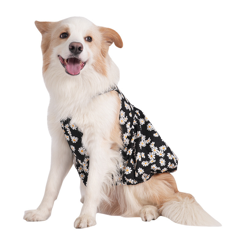 ドーパミンペットプリンセスドレス純綿薄手ペット服犬服ボーダーコリーゴールデンレトリバー大型犬用ユニバーサルパンプキンスカート|undefined