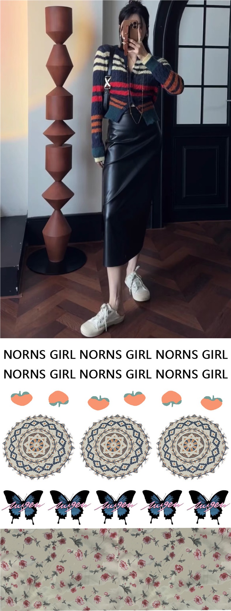 ChicShe European Style High Waist Women, Autumn And Winter New Back Slit Mid-Length Straight One-Step Leather Skirt For Women_voghion.com