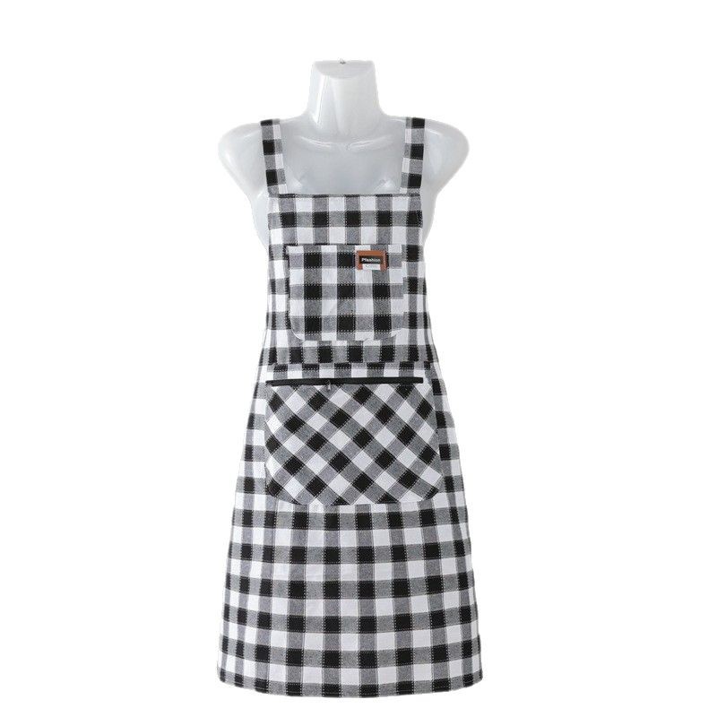 Beautiful Kitchen Apron For Adults With Double Pockets For Work_voghion.com