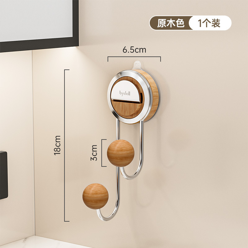 吸盤フック穴なしドア後掛けフック壁掛けトイレ強荷重フック真空無痕浴室フック|undefined