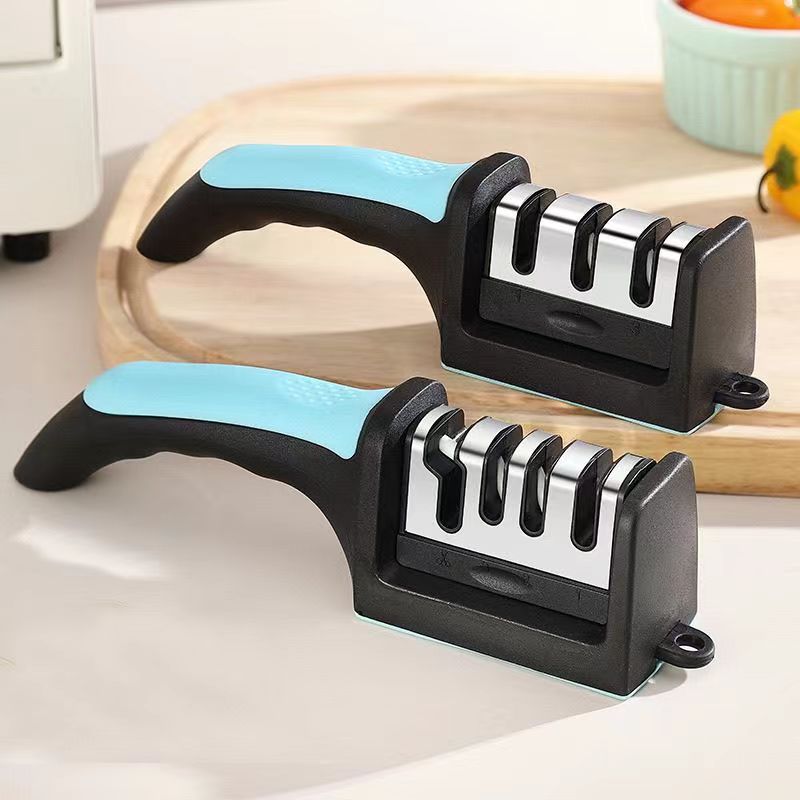 tijeras de mano, herramientas de afilado de cuchillos de hotel, afilador de cuchillo rápido, afilador de cuchillo rápido, afilador de cuchillo abierto doméstico, afilador de cuchillo de piedra