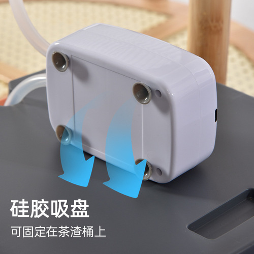 Tea tray electric drainer tea tray automatic water pump smart tea set drainage pipe water absorber bakelite tray wastewater pipe