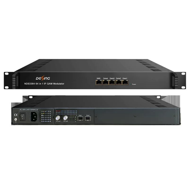 [DeXin NDS3364 QAM DVB-C модулятор 64-канальный QAM модулятор]
