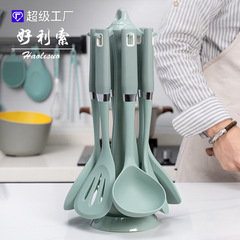Factory Direct Sales Silicone Kitchen Tools Heat Resistant, Non-Damaging to Pots and Woks, Spatulas, Soup Ladles, Kitchen Set, Kitchen Supplies