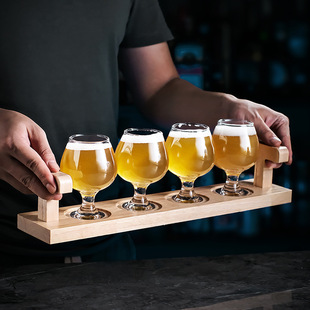 Beer Cup Fine Brewing Cup Tasting Cup Tavern Small Capacity Glass Wine Cup Bar Drinking Cup Small Creative Wooden Cup Holder