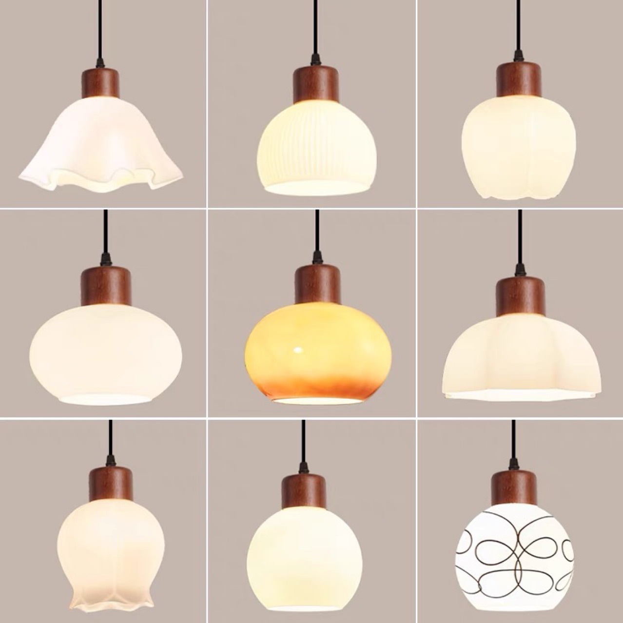 Lámpara de comedor moderna minimalista japonesa lámpara de mesa de comedor minimalista nórdica creativa madera cama cama pequeña lámpara de cama