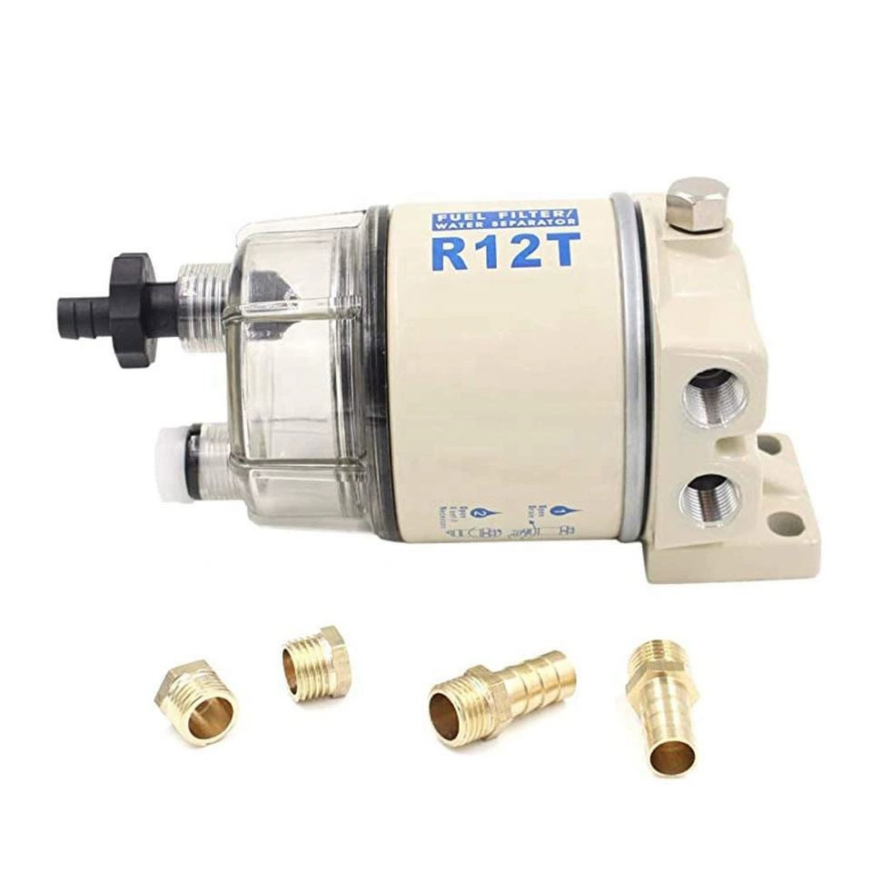 Diesel Engine Oil Fuel Filter Water Separator FS19802 P502489 R12P R12S R12T