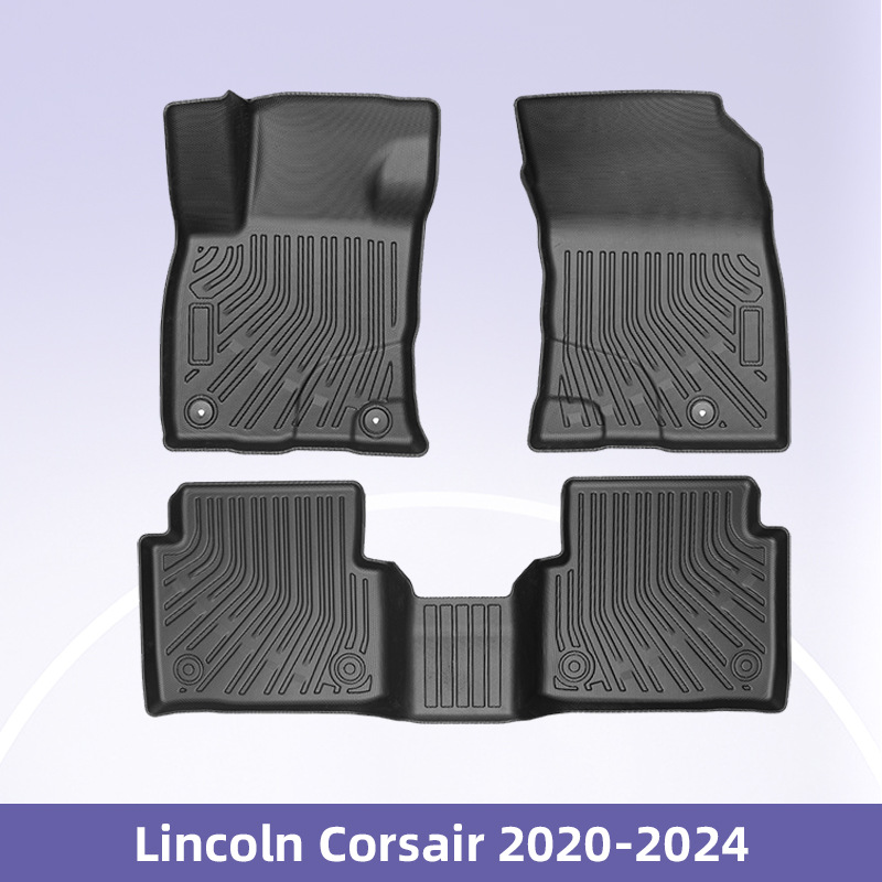 Aplicable a Lincoln Corsair 2020 - 2024 3D todo el tiempo TPE cojín de piso para automóviles