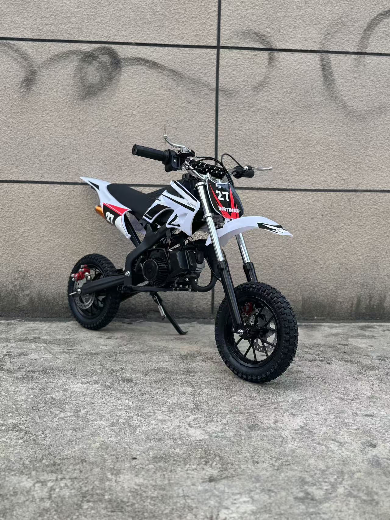 49Cc Two-Stroke Children's Mini High-Performance Two-Wheeled Off-Road Mountain Motorcycle Manufacturer's Supply for Cross-Border E-Commerce
