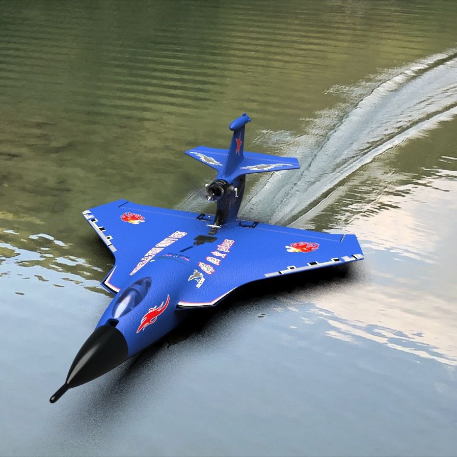 Sea, land and air plus remote control model aircraft EPP fall-resistant material toys waterproof with lights for adults
