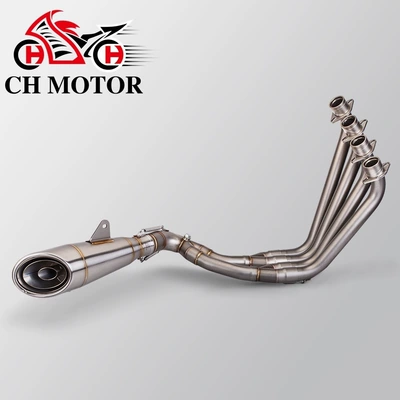 SC bottom-outlet full-section straight-back pressure Exhaust pipe