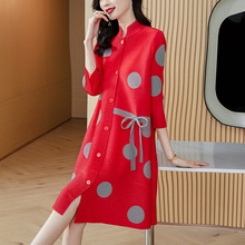 大码女装连衣裙妈妈洋气2022年新款胖MM时尚减龄
