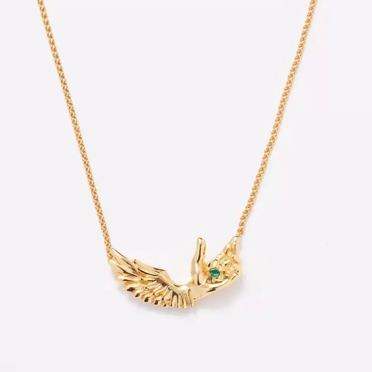 Basic Unit 基本单元 小众设计高级感18K镀金吊坠项链锁骨链饰品