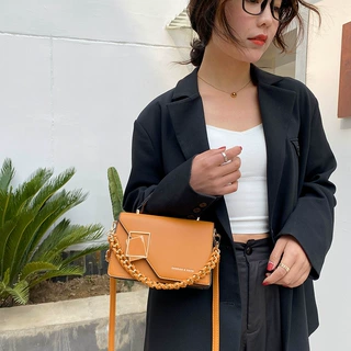外贸流行包包女包2024新款时尚简约手提单肩包网红洋气斜挎小方包
