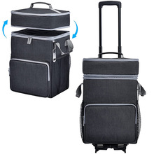 厂家定制拉杆冰包 减负多层防水防漏冷饮包多功能大容量保温包