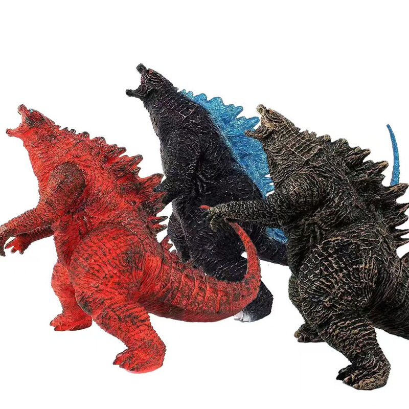 Nuclear Energy Red Lotus Three-Headed Dragon Movie Toy Figure Soft Plastic Monster Mechanical Dinosaur Toy Wholesale Display Item Nuclear Energy Red Lotus Three-Headed Dragon Movie Toy Figure Soft Plastic Monster Mechanical Dinosaur Toy Wholesale Display Item