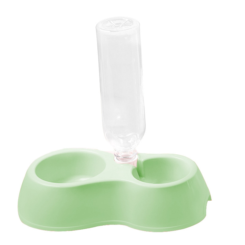 Tazón para gatos, agua y comida, tazón para mascotas integrado, anti-volteo, bebedero automático para mascotas, alimentador, lavabo para perros, fabricante de utensilios para comer para mascotas