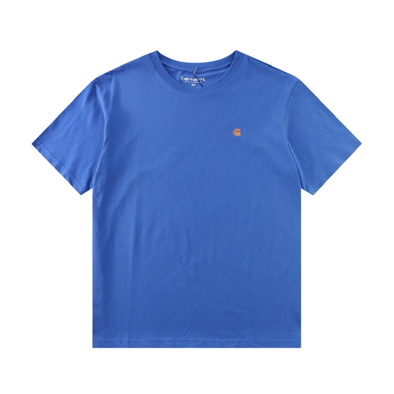 Carharttカハートk87小標純色工装ポケット半袖男女潮牌ゆるい丸首カップルtシャツ|undefined