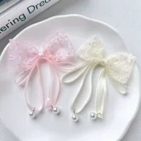 Сказочный кружевной бант висячие бисерные ремни DIY одежда аксессуары-бабочка аксессуары головные уборы обувь носки