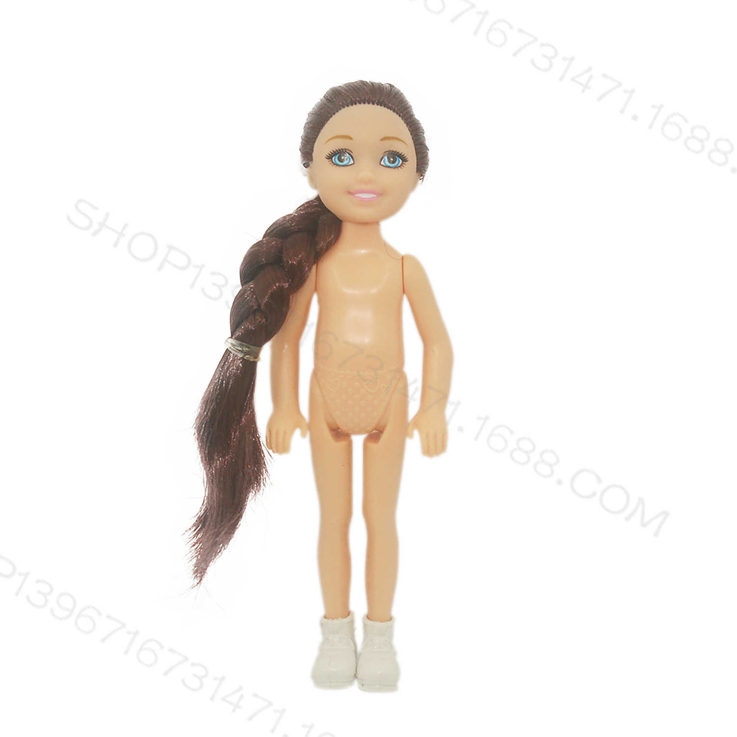 5inch -S-2-016-소녀-4(머리+몸체)-갈색머리