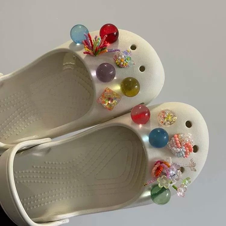 Dopamine-Colored Shoe Charms for Flat Cute Girly Style 2026 Summer New Dual-Wear Sandals for Women Dopamine-Colored Shoe Charms for Flat Cute Girly Style 2026 Summer New Dual-Wear Sandals for Women