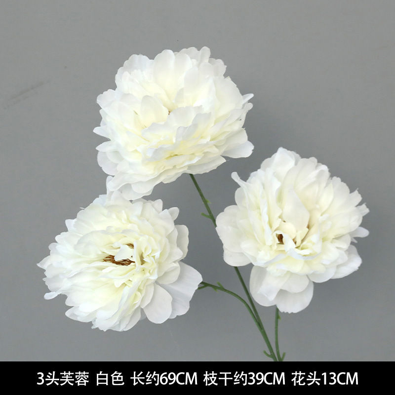 白い造花シーンアレンジメント花の造花ブーケ装飾造花造園アジサイシルクフラワー装飾花|undefined
