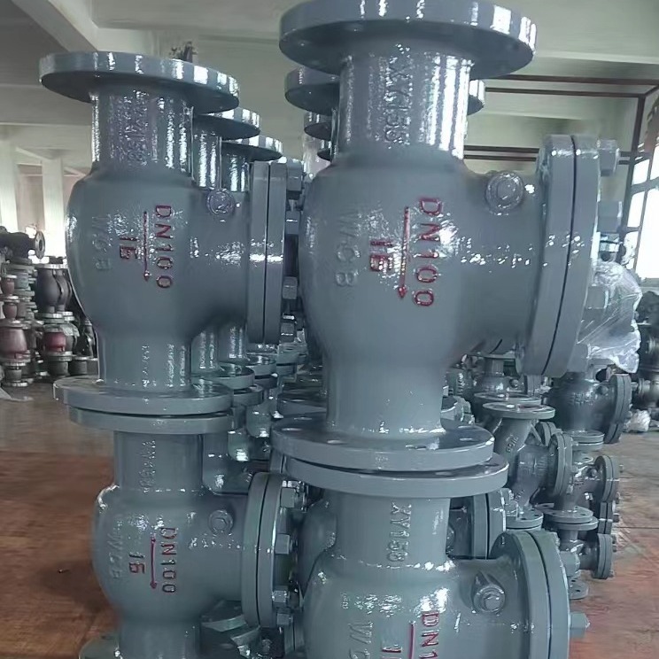 H44H-10C  DN50自力式法兰铸钢旋启式止回阀