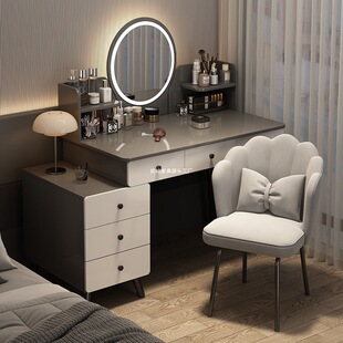 Dressing table bedroom makeup cabinet 2025 new small storage drawer integrated desk simple modern makeup table