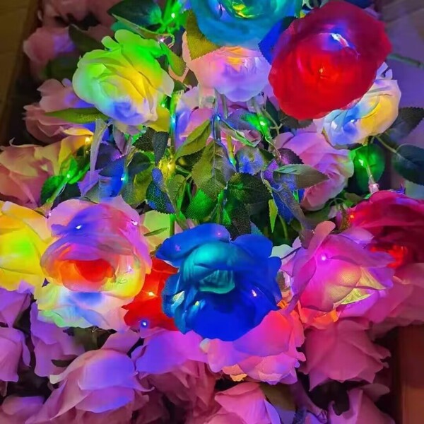New Glowing Simulation Rose Tanabata Valentine's Day Teacher's Day…