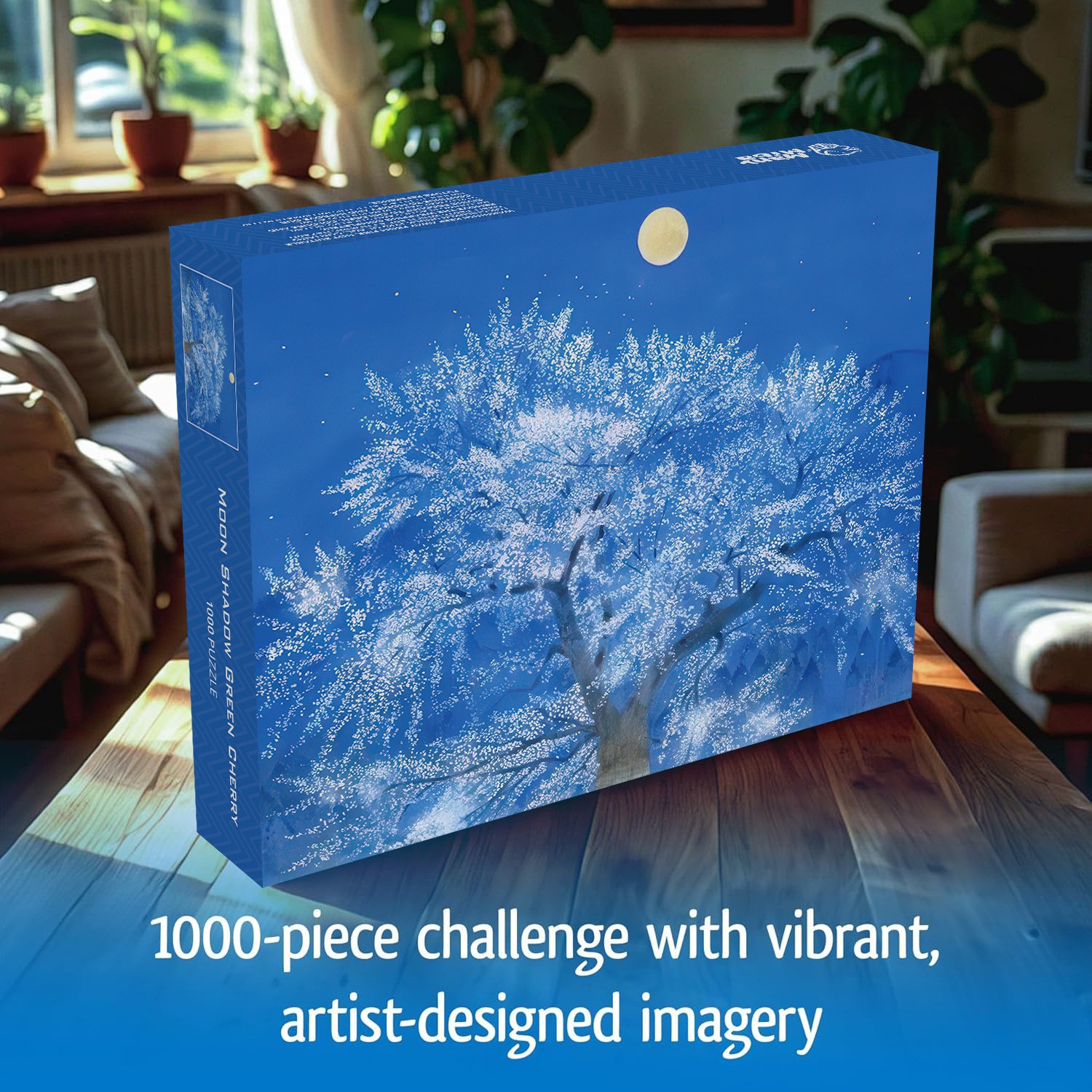 越境ブルーカードパズル 1000 ピース卸売大人ハロウィン紙飛行機パズルカスタムメーカー卸売