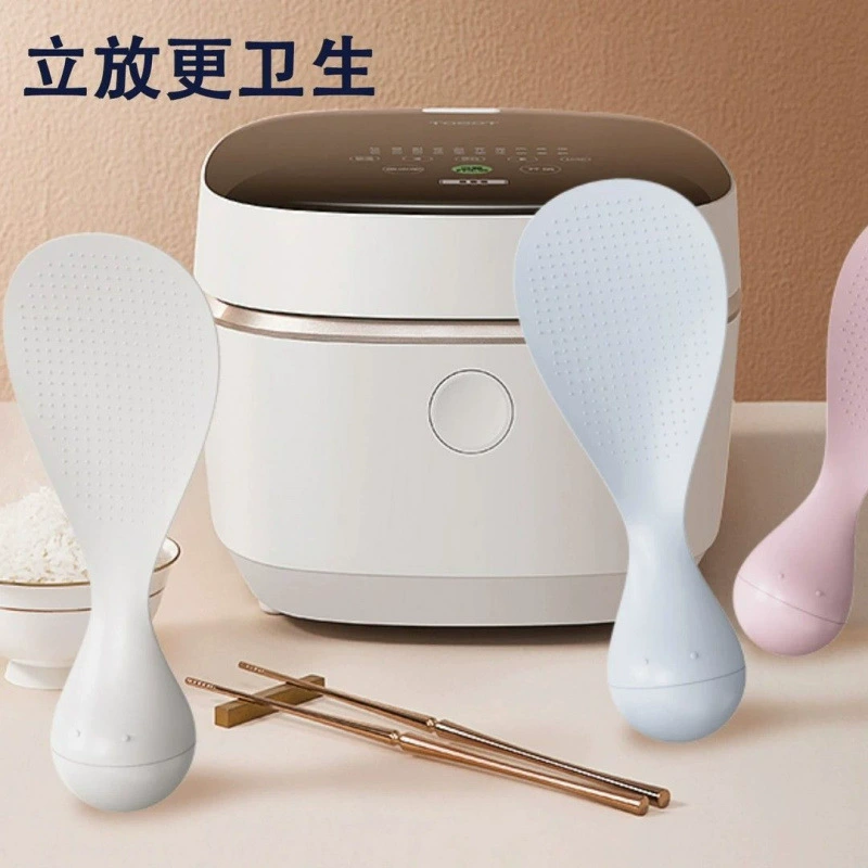 Новая бытовая легкая в очистке чашка, антипригарная ложка для риса, кухонная вертикальная ложка для риса, прямая продажа