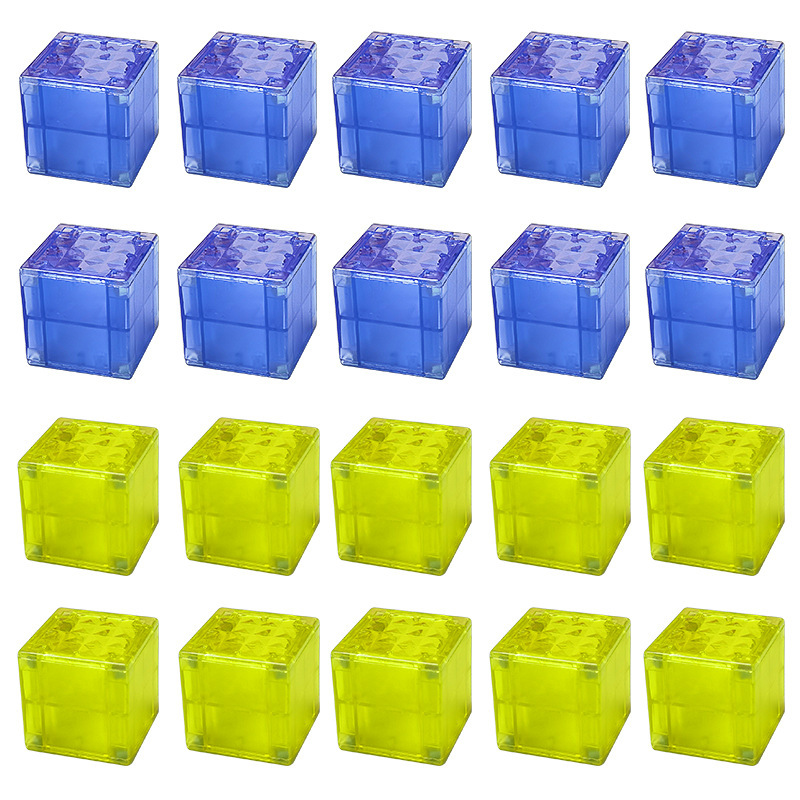 透明磁気ビルディングブロック 3 センチメートル多用途三次元幾何学磁気おもちゃ教育科学と教育ビルディングブロック補助部品ゼロ|undefined
