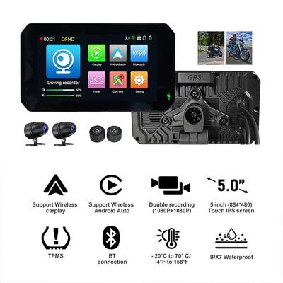Motorcycle Motorcycle Wireless Carplay: Car Convenient GPS Navigation