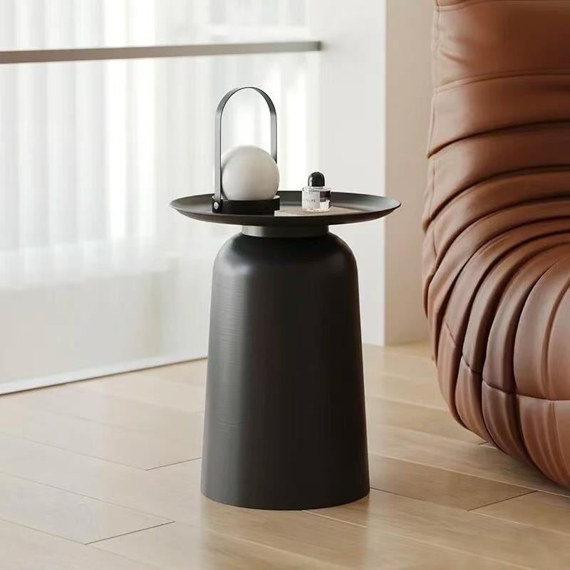 Van Cleef Bedside Table Nordic Small Round Light Luxury Coffee Table Side Table High-End Home Bedroom Storage Rack