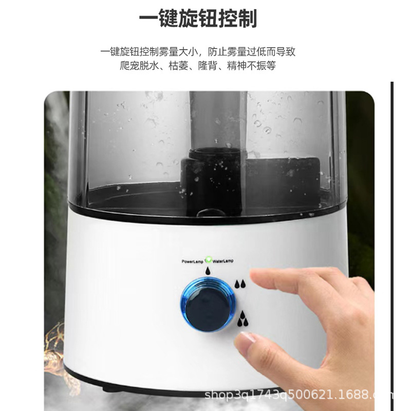 Humidificador con manguera planta de mascotas escalada aire humidificación 4L gran capacidad volumen hogar aromaterapia mudo