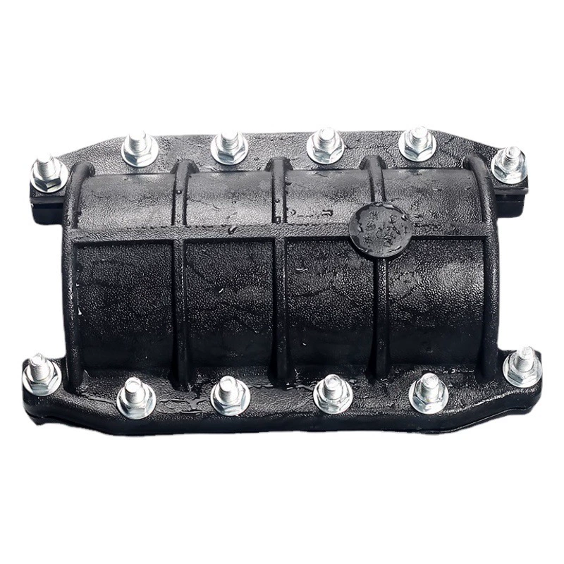 HDPE водопроводная труба быстрого соединения фитинг ремонт секции завод прямой HDPE черная пластиковая труба Haff раздел