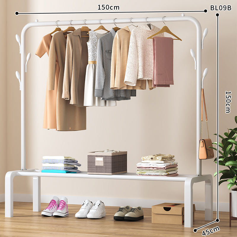 percha de ropa para suelo doméstico dormitorio percha de ropa fresca percha de ropa percha de sombrero móvil simple interior percha de ropa