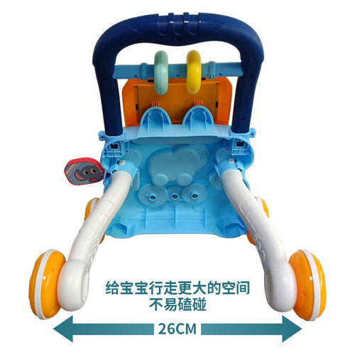 Baby walker stroller 1 to 3 years old baby standing artifact learning to walk anti-rollover moped children's toy