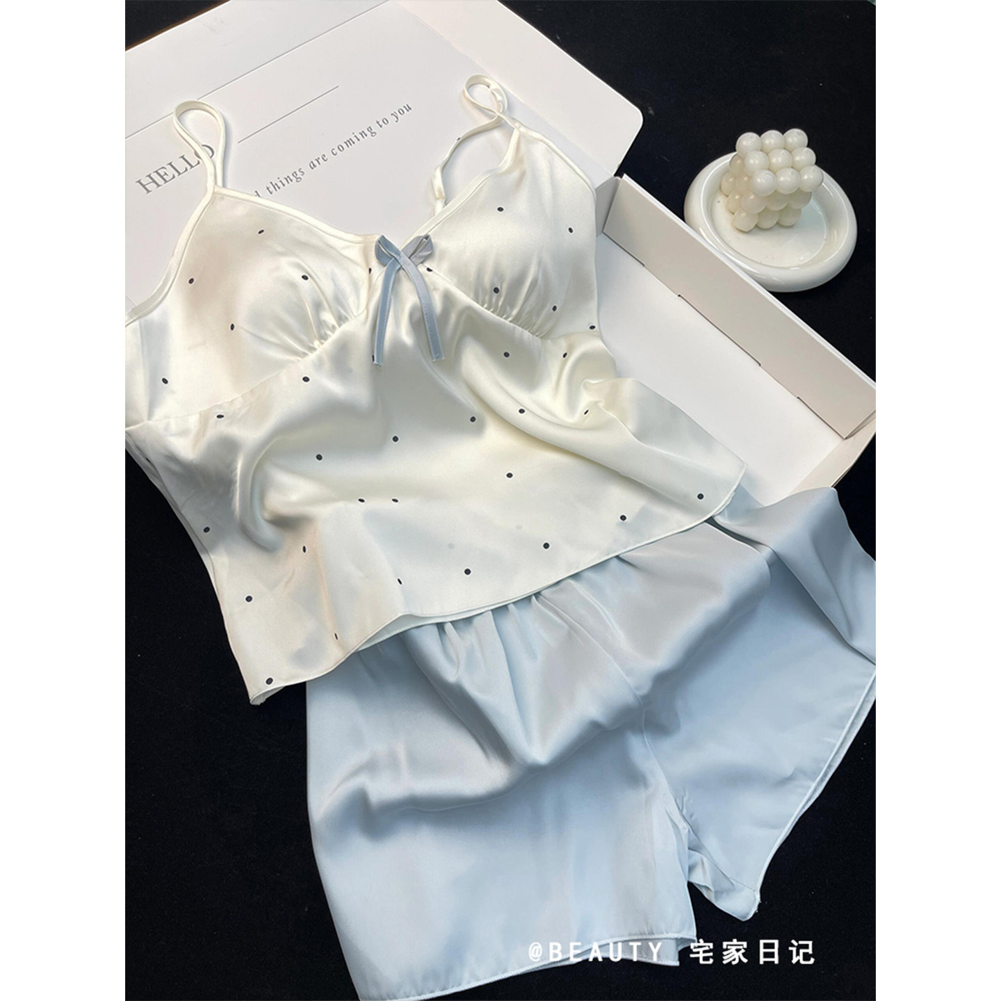 파란색