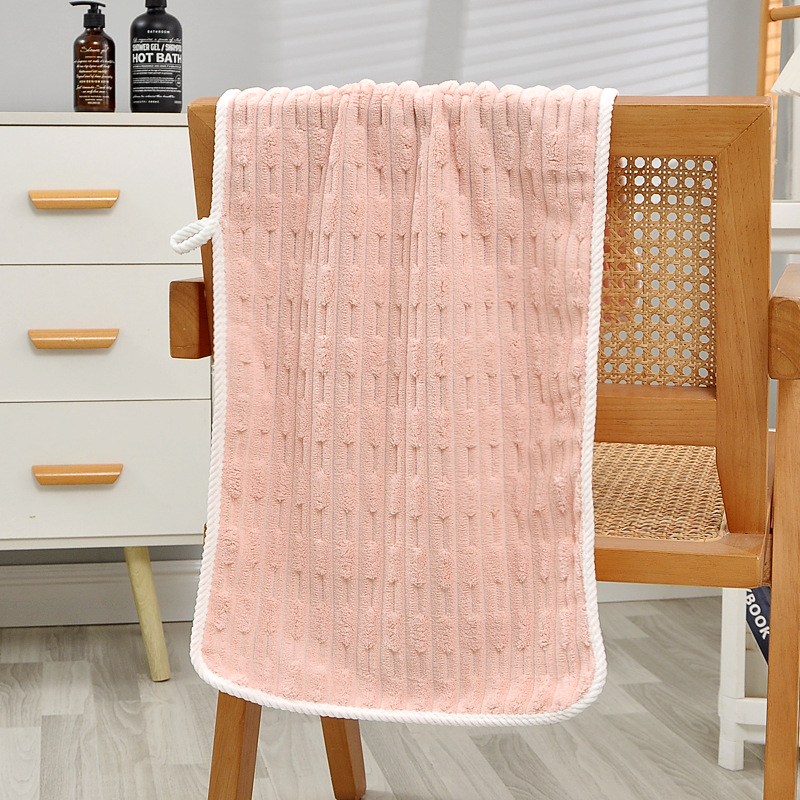 Coral Fleece Face Towel Highly Absorbent Quick Drying Soft Towel_voghion.com