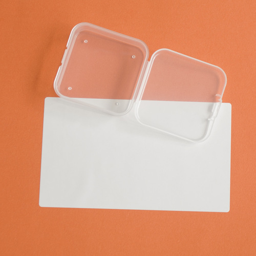 透明小方盒子pp收纳盒透明塑料盒批发配件小饰品盒跨境外贸包装盒