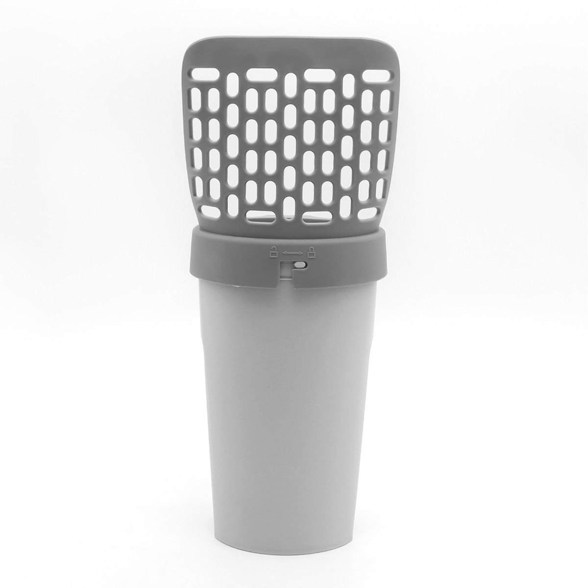 Pala para mascotas, mierda, bote de basura, gran pala de arena para gatos dos en uno, pala de arena para gatos integrada de plástico, productos de limpieza para gatos