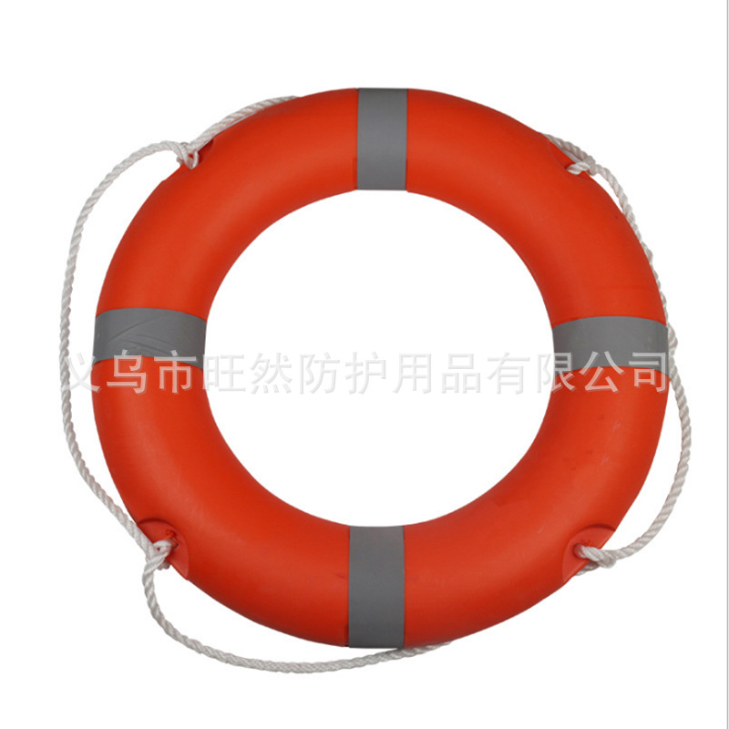 2.5kg聚乙烯塑料应急成人救生圈 船用救生装备防汛抗洪用品救生圈详情4
